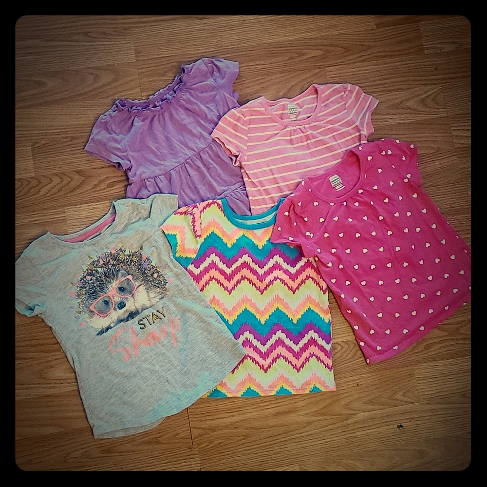 🌷3 for $15 4t girls tshirt bundle